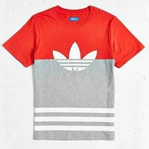ISO - Mens Adidas Colorblock Trefoil Tee